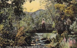 Vista In Stratton Park Colorado Springs Colorado 1909 - Colorado Springs