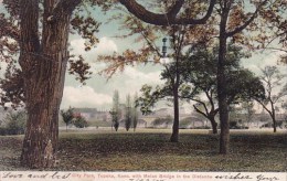 City Park Topeka Kansas With Melan Bridge In The Distance Topeka Kansas 1907 - Topeka