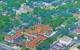 Aerial View Of Flagler College With Flagler Memorial Presbyterian Church In Background Saint Augustine Florida - St Augustine