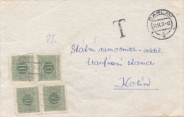 J2491 - Czechoslovakia (1957) Caslav / Kolin - Postage Due Stamps (1,20 Kcs) - Timbres-taxe