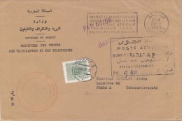 J2499 - Morocco / Czechoslovakia (1969) Rabat / Praha 2 - Postage Due Stamps (0,60 Kcs) - Strafport