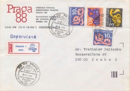 J2504 - Czechoslovakia (1988) 110 00 Praha 1 - Postage Due Stamps Used In The Function Standard Postage Stamps - Postage Due