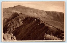 POSTCARD SNOWDON MOUNTAIN RAILWAY WALES TRAINS PHOTOCHROM UNPOSTED - Caernarvonshire