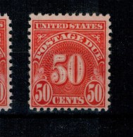 US USA 1931 Postage Due  ** MNH - Taxe Sur Le Port