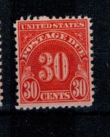 US USA 1931 Postage Due  ** MNH - Taxe Sur Le Port