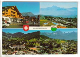 CPSM OLLON (Suisse-Vaud) - VILLARS SUR OLLON : 4 Vues - Ollon