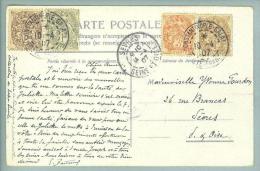 France Levante Constantinopel 1907-04-10 Ansichtskarte Nach Sevres - Cartas & Documentos