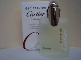 CARTIER " DECLARATION COLOGNE" MINI VAPO GIVRE 12,5 ML EDT  LIRE §§ - Miniaturen Herrendüfte (mit Verpackung)