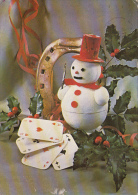 21370- PLAYING CARDS, HORSE SHOE, SNOWMAN, MISLETOE - Carte Da Gioco