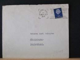 53/169  BRIEF NAAR DUITSLAND - Storia Postale