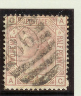 Grossbritannien 1876 Mi# 47 III Seltene Pl#5 Ideal O#86 - Oblitérés