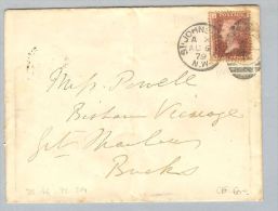 Grossbritannien 1879-08-06 Mi# 16 Pl 214 St.Johns-Wood > Bucks - Lettres & Documents