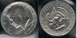 EE.UU.  USA HALF DOLLAR  1971 D KENNEDY PLATA SILVER. - 1964-…: Kennedy