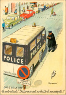 Illustrateurs - Illustrateur Paul Ordner - Humour - Estafette De Police - Automobile - Code De La Route - Le Contractuel - Ordner, P.