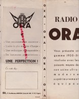 94 - MONTREUIL - BELLE PUBLICITE CATALOGUE ORA - USINE RADIO ELECTRIQUE-1950-1951 - Werbung