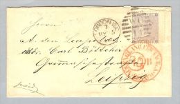 Grossbritannien 1864-05-05 Brief > Leipzig Mi # 19 BR - Brieven En Documenten