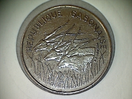 Gabon 100 Francs 1971 KM# 12 - Gabón