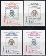 CONGO  -  4  BLOCS N°17/20  ** (1966)  J.F KENNEDY - Nuovi