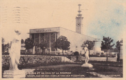 Belgica--Bruselas--1935-Le Pavillon Des Pays-Bas Et Un Coin De La Roseraire--Carte Officielle De L'Exposition-Baloon L'E - International Institutions