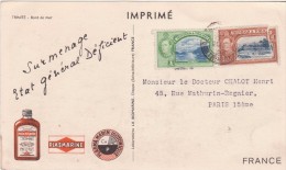 Trinité Bord De Mer Imprimé (voir Scan Recto-verso) - Trinité & Tobago (...-1961)