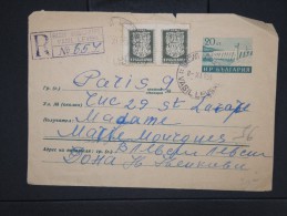 BULGARIE-Entier Postal En Recommandé De Vasil Levski En 1955  Aff Plaisant  à Voir    P6167 - Postcards