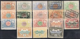 Chemins De Fer BELGIEN, Serie Completa , Complet Shet, Num 28-42 º/* - Used