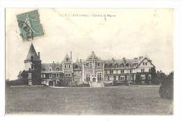 Cp, 03, Lurcy Levy, Château De Béguin, Voyagée 1919 - Other & Unclassified