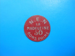 Nord 59 Lille La Madeleine Magasins N.é.N 50 Bons Primes RARE - Monetary / Of Necessity