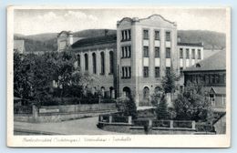 POSTCARD OBERLEUTENSDOEF VEREINSHAUS TUENHALLE GERMAN GERMANY CPA DATED 1944 CLUBHOUSE AND SPORTS HALL - A Identifier