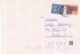J2532 - Czechoslovakia (1985) Radostin Nad Oslavou - Postage Due Stamps Used In The Function Standard Postage Stamps - Strafport
