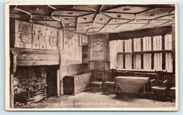 POSTCARD PLAS MAWR CONWAY QUEEN ELIZABETHS SITTING ROOM 92008 NORTH WALES UNPOSTED - Denbighshire