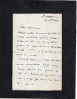 VP1866 - Lettre De Mr FOURNAS De LA  FOREST  DIVONNE   à  MAYENCE - Documenten