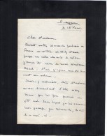 VP1866 - Lettre De Mr FOURNAS De LA  FOREST  DIVONNE   à  MAYENCE - Documents