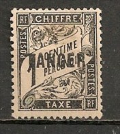 Timbres - France (ex-colonies Et Protectorats) - Maroc - 1911/17 - Taxe - 1 C. - Tanger - - Segnatasse