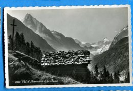 LIP392, Val D'Anniviers Et Le Besso, Mazot, Chalet, 8360,  Circulée  1960 - Anniviers