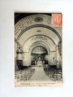 Carte Postale Ancienne : MIRAMBEAU : Interieur De L'Eglise Notre-Dame, En 1904 - Mirambeau