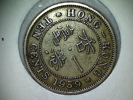 Hongkong 10 Cents 1959 - Hongkong