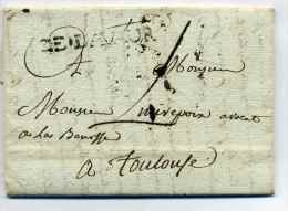 MP  DE LAVAUR  Lenain N°3 /  Dept 77 TARN /  Pour Toulouse - 1701-1800: Voorlopers XVIII