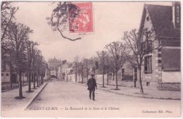 NOGENT-LE-ROI - Le Boulevard De La Gare Et Le Château -ed. N D - Nogent Le Roi