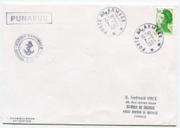 Dateur POSTE AUX ARMEES+ Cachet PUNARUU Sur Env. Du 07/02/1983 - Maritieme Post