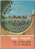 Sabena Magazine 1967 N° 64 États-Unis Mexique Aviation Photos Bourvil Beverly Adams Pianiste Jacques Genty - Luftfahrt & Flugwesen