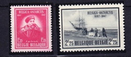 Belgium 1947 Belgica Expedition 2v ** Mnh (22305) - Andere & Zonder Classificatie