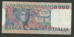 REPUBBLICA ITALIANA - BANCA D' ITALIA - 50000 Lire - VOLTO DI DONNA (Decr. 20/06/1977 - Firme: Baffi / Stevani) - 50000 Liras