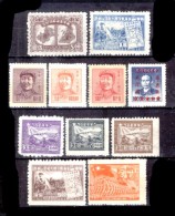 Cina-F-161 - Valori Della Cina Orientale - See Overpint And Variety - Privi Di Difetti Occulti. - Oost-China 1949-50