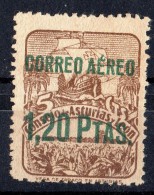 Asturias Y Leon - Sobrecarga Correo Aereo 1,20 Pts. -  Sofima  26  () Spain Civil War - Asturien & Léon