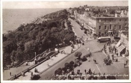 ROYAL HOTEL PIER HILL & ROYAL TERRACE,  SOUTHEND ON SEA, ESSEX ~ ANIMATED & BUS - Southend, Westcliff & Leigh