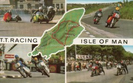 MOTOS Carte Multi Vues T.T. RACING ISLE OF MAN - Motorcycle Sport