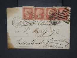 GRANDE BRETAGNE-Enveloppe De Londres Pour Fontainebleau En 1864   à Voir   P6208 - Cartas