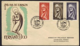 FERNANDO POO / 1960 ENVELOPPE FDC ILLUSTREE (ref 6152) - Fernando Po