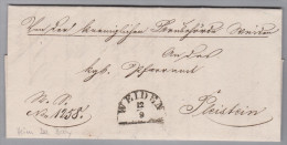 Heimat DE BAY WEIDEN 1860-09-12 Brief Nach Pleistein - [Voorlopers